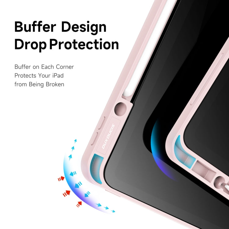 For iPad Pro 12.9 2022/2021/2020/2018 DUX DUCIS Magi Series Shockproof Tablet Case(Pink) - iPad Pro 12.9 (2020) Cases by DUX DUCIS | Online Shopping UK | buy2fix