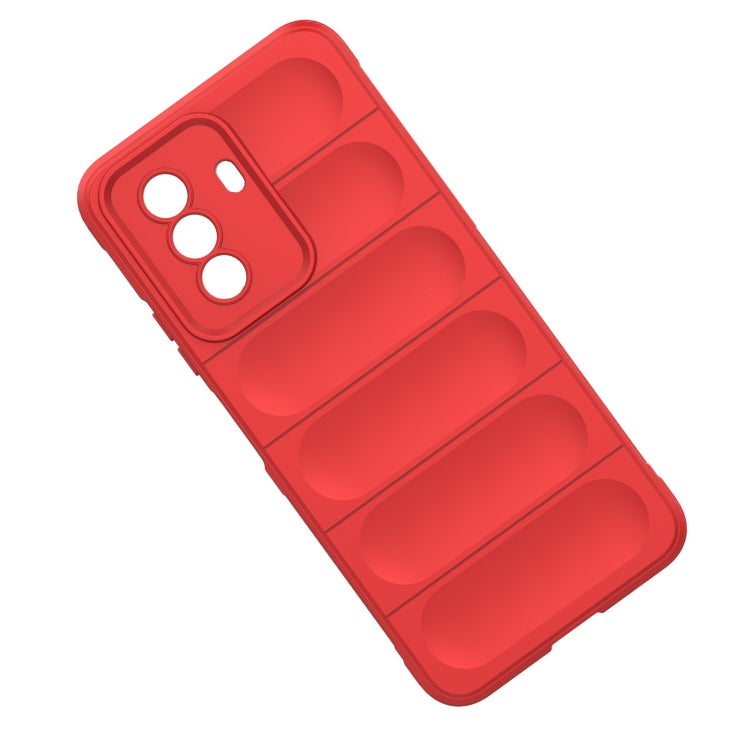 For Huawei Enjoy 50 4G / Nova Y70 Magic Shield TPU + Flannel Phone Case(Red) - Huawei Cases by buy2fix | Online Shopping UK | buy2fix