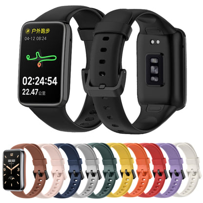 For Xiaomi Mi Band 7 Pro Solid Color TPU Watch Band(White) - Watch Bands by buy2fix | Online Shopping UK | buy2fix