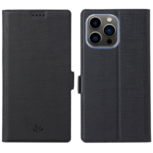 For iPhone 13 Pro ViLi K Series Dual-side Buckle Magsafe Leather Phone Case (Black) - iPhone 13 Pro Cases by ViLi | Online Shopping UK | buy2fix