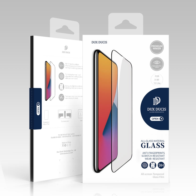 10 PCS For Xiaomi 12 Lite DUX DUCIS 0.33mm 9H Medium Alumina Tempered Glass Film -  by DUX DUCIS | Online Shopping UK | buy2fix