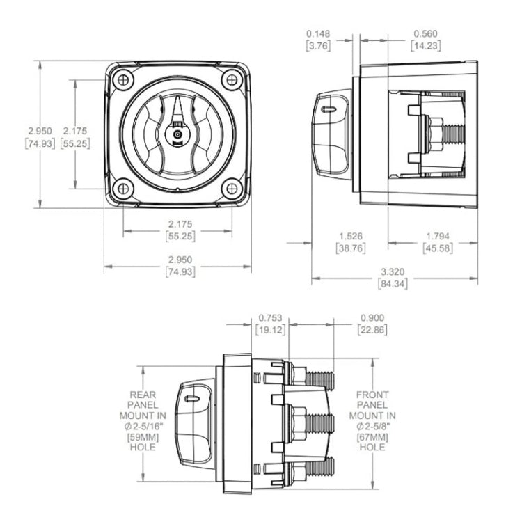 CP-0085-02 300 Amp Battery Power Off Switche - Marine Accessories & Parts by buy2fix | Online Shopping UK | buy2fix