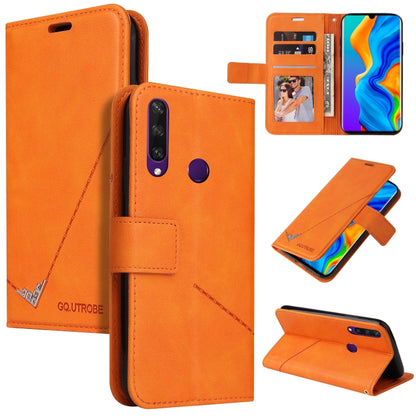 For Huawei P30 Lite GQUTROBE Right Angle Leather Phone Case(Orange) - Huawei Cases by GQUTROBE | Online Shopping UK | buy2fix