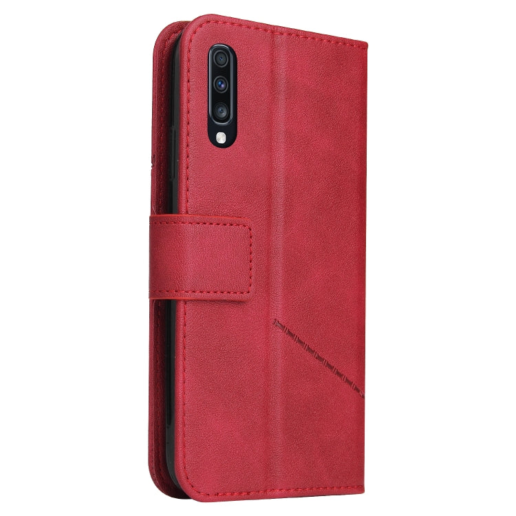 For Huawei P20 Pro GQUTROBE Right Angle Leather Phone Case(Red) - Huawei Cases by GQUTROBE | Online Shopping UK | buy2fix