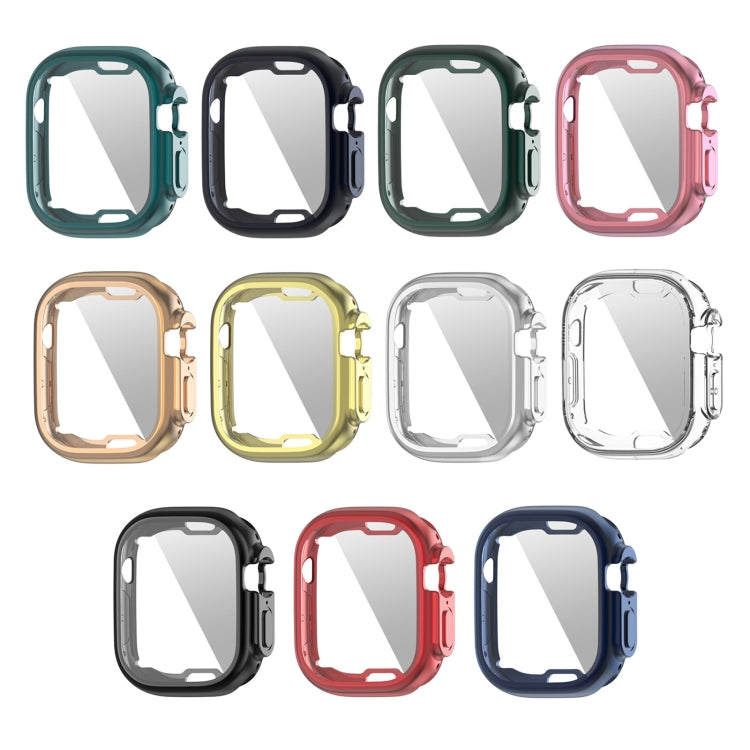 PET Film TPU Watch Case For Apple Watch Ultra 49mm / Ultra 2 49mm(Midnight Blue) - Watch Cases by buy2fix | Online Shopping UK | buy2fix