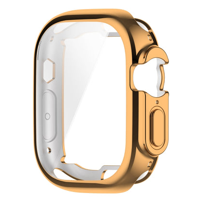 TPU All-inclusive Electroplating Protective Case For Apple Watch Ultra 49mm / Apple Watch Ultra 2 49mm(Rose Gold) - Watch Cases by buy2fix | Online Shopping UK | buy2fix