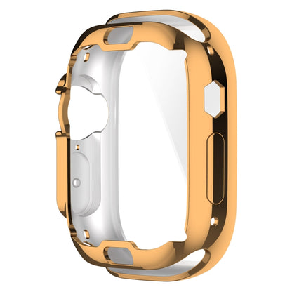 TPU All-inclusive Electroplating Protective Case For Apple Watch Ultra 49mm / Apple Watch Ultra 2 49mm(Rose Gold) - Watch Cases by buy2fix | Online Shopping UK | buy2fix