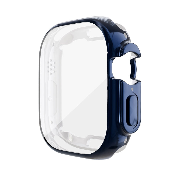 All-inclusive Plating TPU Protective Case For Apple Watch Ultra 49mm / Apple Watch Ultra 2 49mm(Midnight Blue) - Watch Cases by buy2fix | Online Shopping UK | buy2fix