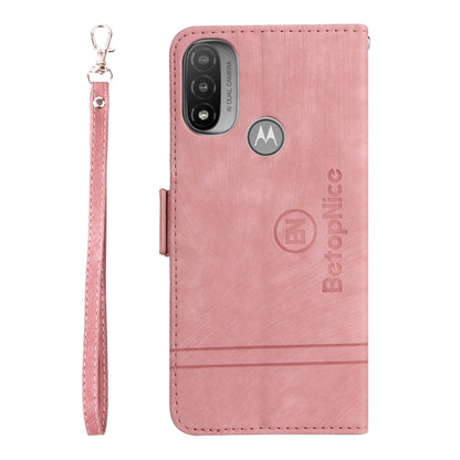 For Motorola Moto E20 / E30 / E40 BETOPNICE Dual-side Buckle Leather Phone Case(Pink) - Motorola Cases by BETOPNICE | Online Shopping UK | buy2fix