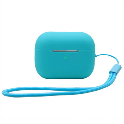 For AirPods Pro 2 2.0mm Solid Color Silicone Protective Cover(Blue) - For AirPods Pro 2 by buy2fix | Online Shopping UK | buy2fix