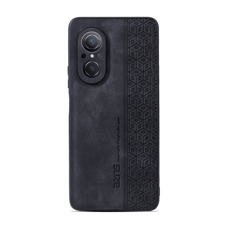 For Huawei nova 9 SE / Honor 50 SE AZNS 3D Embossed Skin Feel Phone Case(Black) - Huawei Cases by AZNS | Online Shopping UK | buy2fix