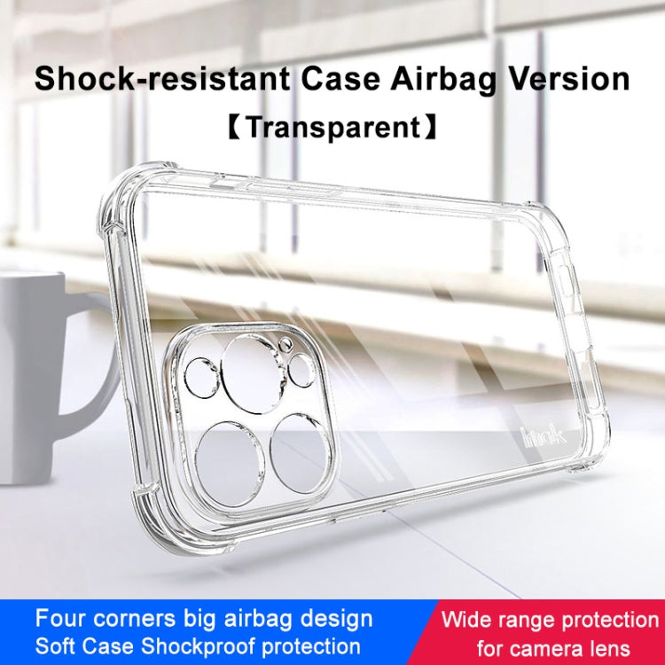 For iPhone 14 Pro imak Shockproof Airbag TPU Phone Case(Transparent) - iPhone 14 Pro Cases by imak | Online Shopping UK | buy2fix