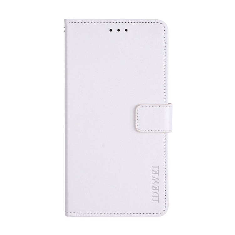 For Tecno Pova 4 idewei Crazy Horse Texture Leather Phone Case(White) - Tecno Cases by idewei | Online Shopping UK | buy2fix