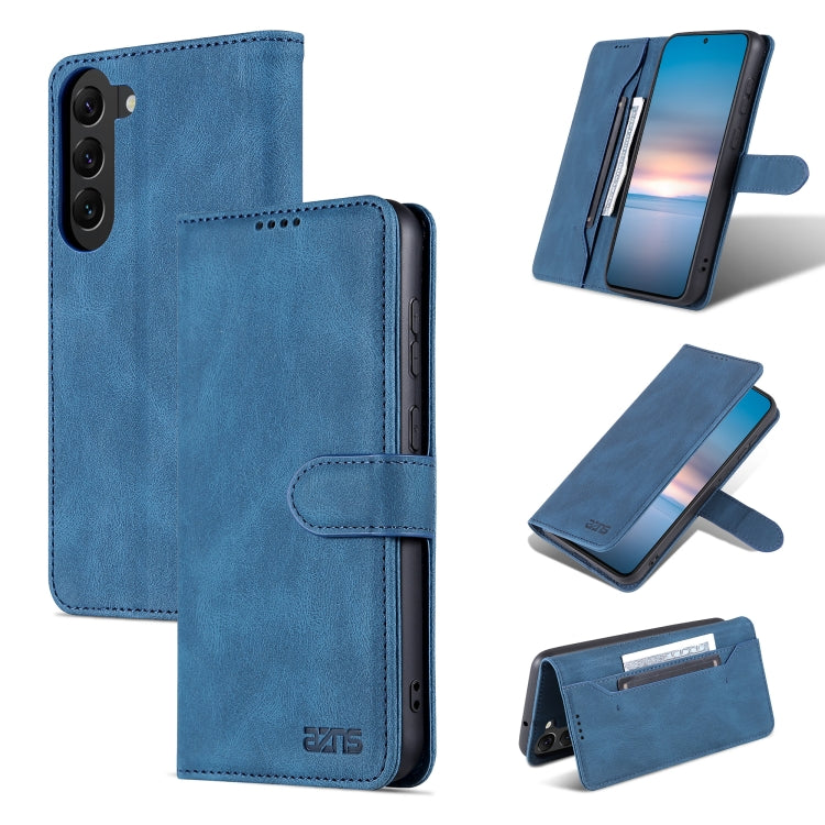 For Samsung Galaxy S23+ 5G AZNS Dream II Skin Feel Flip Leather Phone Case(Blue) - Galaxy S23+ 5G Cases by AZNS | Online Shopping UK | buy2fix