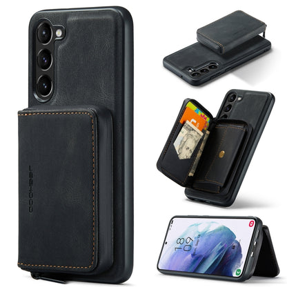 For Samsung Galaxy S23 5G JEEHOOD Magnetic Zipper Wallet Leather Phone Case(Black) - Galaxy S23 5G Cases by JEEHOOD | Online Shopping UK | buy2fix