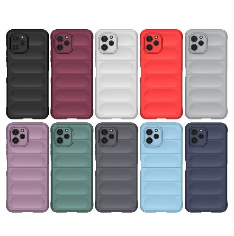 For Huawei nova Y61 Magic Shield TPU + Flannel Phone Case(Purple) - Huawei Cases by buy2fix | Online Shopping UK | buy2fix