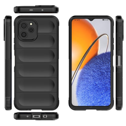 For Huawei nova Y61 Magic Shield TPU + Flannel Phone Case(Dark Grey) - Huawei Cases by buy2fix | Online Shopping UK | buy2fix