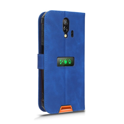 For Blackview BV7200 Skin Feel Magnetic Flip Leather Phone Case(Blue) - More Brand by buy2fix | Online Shopping UK | buy2fix