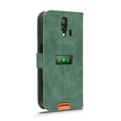 For Blackview BV7200 Skin Feel Magnetic Flip Leather Phone Case(Green) - More Brand by buy2fix | Online Shopping UK | buy2fix