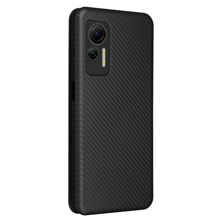 For Ulefone Note 14 Carbon Fiber Texture Flip Leather Phone Case(Black) - Ulefone Cases by buy2fix | Online Shopping UK | buy2fix