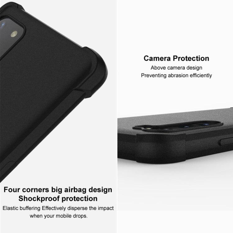 For Xiaomi 13 5G imak Shockproof Airbag TPU Phone Case(Matte Black) - 13 Cases by imak | Online Shopping UK | buy2fix