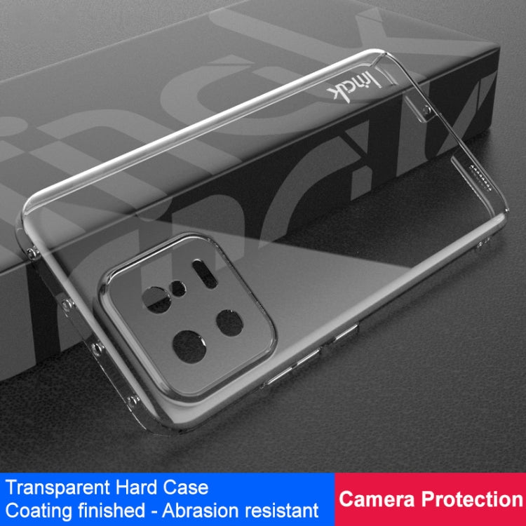 For Xiaomi 13 5G 7.98mm Glass Version imak Wing II Pro Series Wear-resisting Crystal Phone Protective Case(Transparent) - 13 Cases by imak | Online Shopping UK | buy2fix