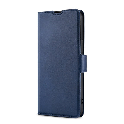 For OnePlus 11 Ultra-thin Voltage Side Buckle Horizontal Flip Leather Phone Case(Blue) - OnePlus Cases by buy2fix | Online Shopping UK | buy2fix