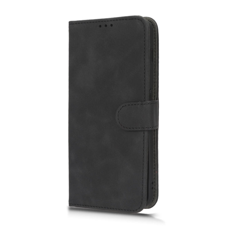 For OnePlus 11 Skin Feel Magnetic Flip Leather Phone Case(Black) - OnePlus Cases by buy2fix | Online Shopping UK | buy2fix