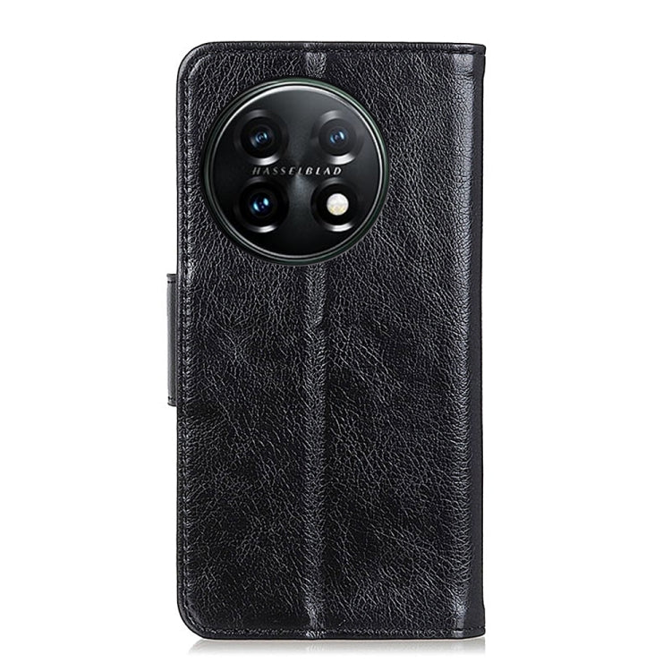 For OnePlus 11 5G Nappa Texture Flip Leather Phone Case(Black) - OnePlus Cases by buy2fix | Online Shopping UK | buy2fix