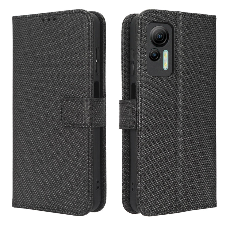 For Ulefone Note 14 Diamond Texture Leather Phone Case(Black) - Ulefone Cases by buy2fix | Online Shopping UK | buy2fix