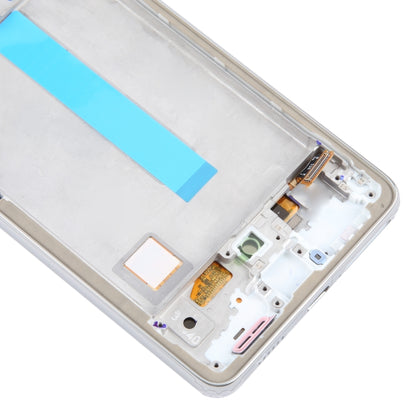 For Samsung Galaxy A53 5G SM-A536 6.48 inch OLED LCD Screen Digitizer Full Assembly with Frame (White) - Galaxy A Series Parts by buy2fix | Online Shopping UK | buy2fix