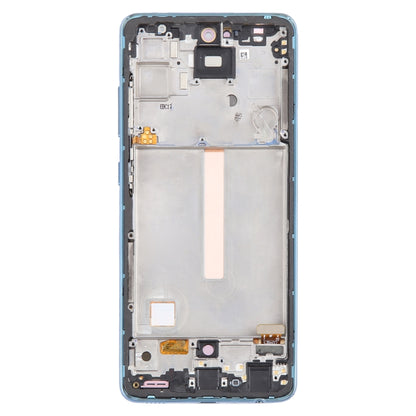 For Samsung Galaxy A52 4G SM-A525 6.43 inch OLED LCD Screen Digitizer Full Assembly with Frame (Blue) - Galaxy A Series Parts by buy2fix | Online Shopping UK | buy2fix