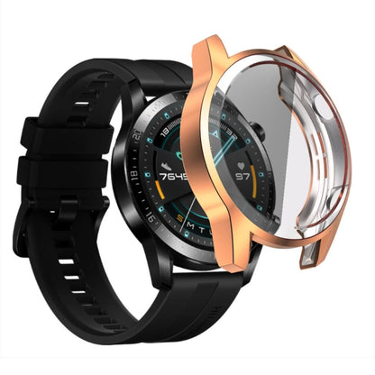 For Huawei Watch GT2 46mm TPU All Inclusive Watch Case(Rose Gold) - Watch Cases by Huawei | Online Shopping UK | buy2fix