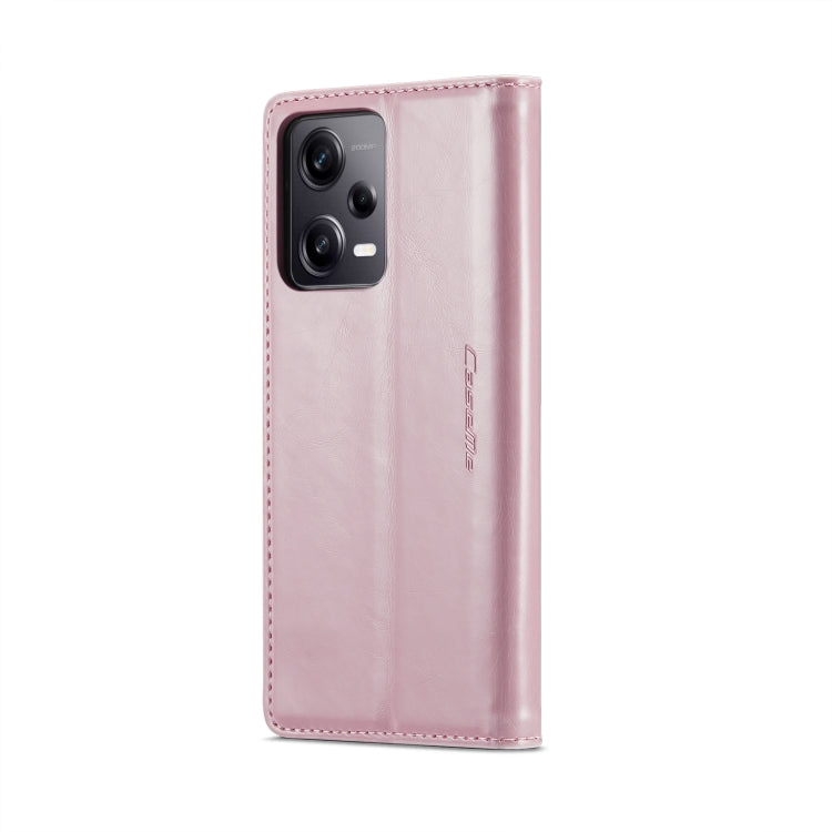 For Xiaomi Redmi Note 12 Pro+ 5G CaseMe 003 Crazy Horse Texture Leather Phone Case(Rose Gold) - Xiaomi Cases by CaseMe | Online Shopping UK | buy2fix