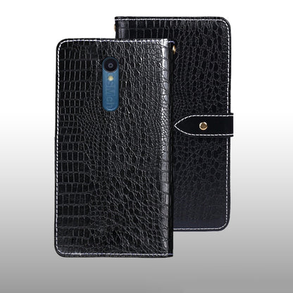 For Sharp Rouvo V idewei Crocodile Texture Leather Phone Case(Black) - More Brand by idewei | Online Shopping UK | buy2fix