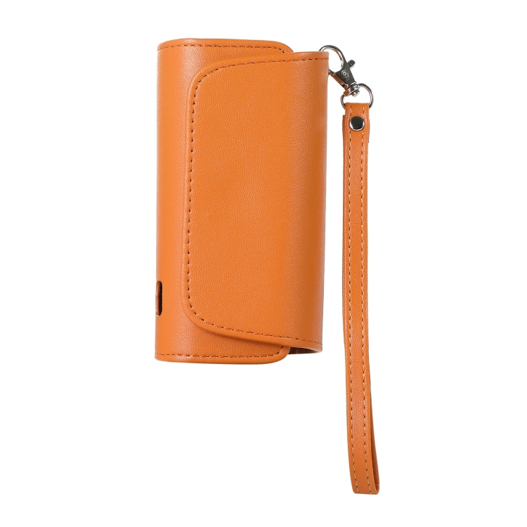 For IQOS 3.0 / 3 DUO Portable Electronic Cigarette Case Storage Bag with Hand Strap(Orange) - E Cigarette Accessories by buy2fix | Online Shopping UK | buy2fix