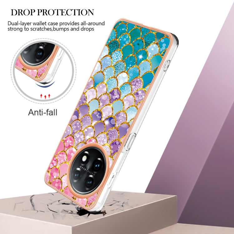 For OnePlus 11 Electroplating IMD TPU Phone Case(Colorful Scales) - OnePlus Cases by buy2fix | Online Shopping UK | buy2fix