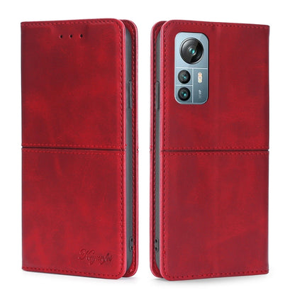 For Blackview A85 Cow Texture Magnetic Horizontal Flip Leather Phone Case(Red) - More Brand by buy2fix | Online Shopping UK | buy2fix