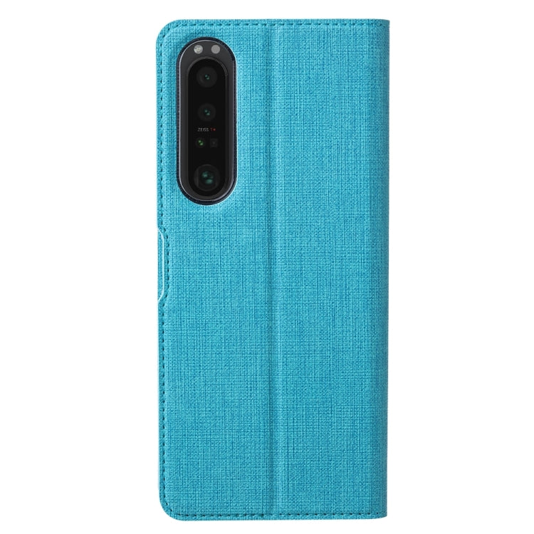 For Sony Xperia 1 V ViLi DMX Series Shockproof Magnetic Leather Phone Case(Blue) - Sony Cases by ViLi | Online Shopping UK | buy2fix