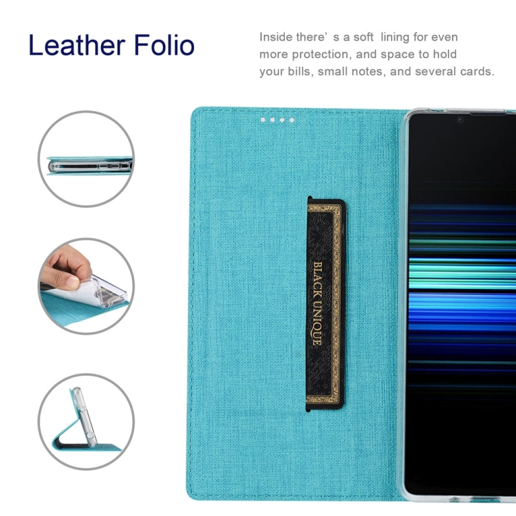 For Sony Xperia 10 V ViLi DMX Series Shockproof Magnetic Leather Phone Case(Blue) - Sony Cases by ViLi | Online Shopping UK | buy2fix