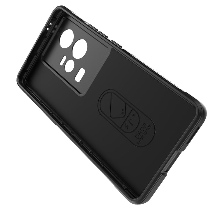 For vivo iQOO 11 5G Magic Shield TPU + Flannel Phone Case(Dark Green) - vivo Cases by buy2fix | Online Shopping UK | buy2fix