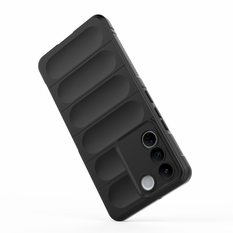 For vivo S16e 5G Magic Shield TPU + Flannel Phone Case(Grey) - vivo Cases by buy2fix | Online Shopping UK | buy2fix