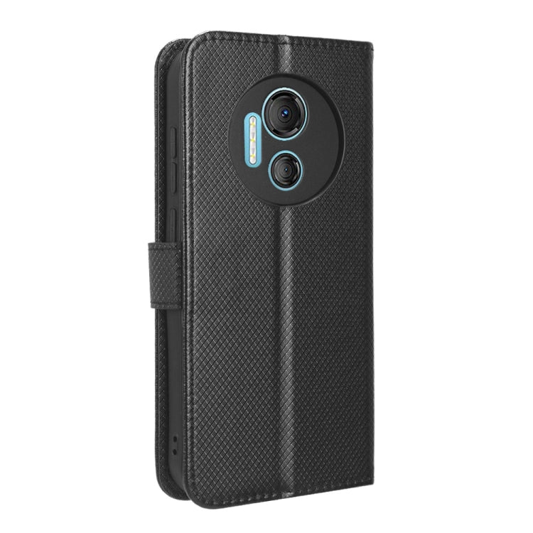 For Doogee X97 / X97 Pro Diamond Texture Leather Phone Case(Black) - Doogee Cases by buy2fix | Online Shopping UK | buy2fix