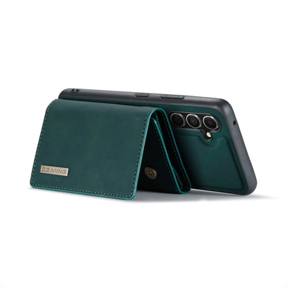 For Samsung Galaxy A54 5G DG.MING M1 Series 3-Fold Multi Card Wallet + Magnetic Phone Case(Green) - Galaxy Phone Cases by DG.MING | Online Shopping UK | buy2fix