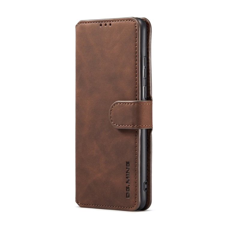 For Samsung Galaxy S23+ 5G DG.MING Retro Oil Edge Flip Leather Phone Case(Coffee) - Galaxy S23+ 5G Cases by DG.MING | Online Shopping UK | buy2fix