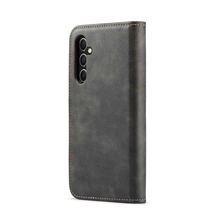 For Samsung Galaxy A34 5G DG.MING Crazy Horse Texture Detachable Magnetic Leather Case(Grey) - Galaxy Phone Cases by DG.MING | Online Shopping UK | buy2fix