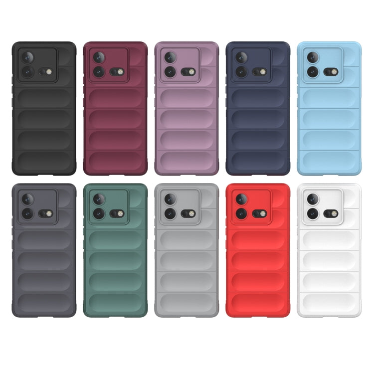 For vivo iQOO Neo8 Magic Shield TPU + Flannel Phone Case(Purple) - vivo Cases by buy2fix | Online Shopping UK | buy2fix