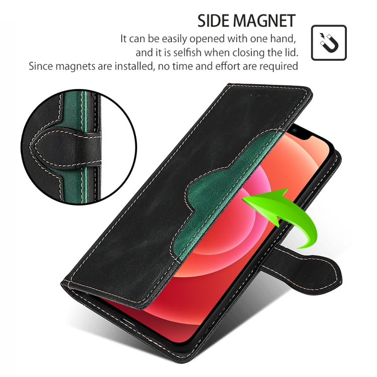 For Infinix Note 40 Pro 4G Skin Feel Magnetic Buckle Leather Phone Case(Black) - Infinix Cases by buy2fix | Online Shopping UK | buy2fix