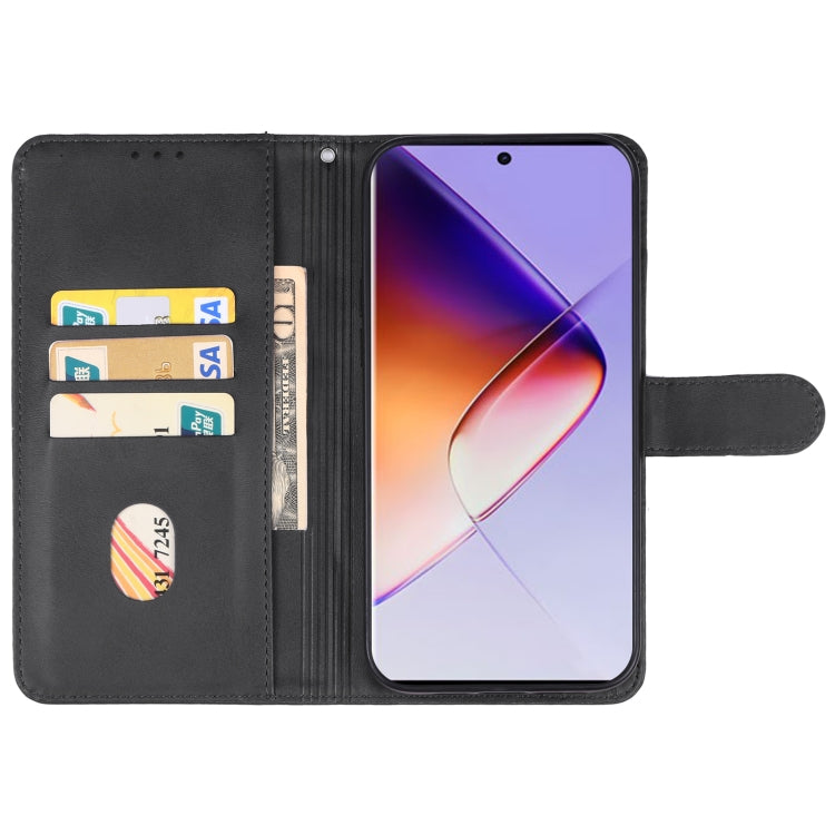 For Infinix Note 40 Pro 4G Leather Phone Case(Black) - Infinix Cases by buy2fix | Online Shopping UK | buy2fix