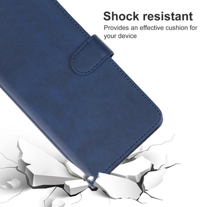 For Xiaomi Redmi 12 5G Leather Phone Case(Blue) - Xiaomi Cases by buy2fix | Online Shopping UK | buy2fix